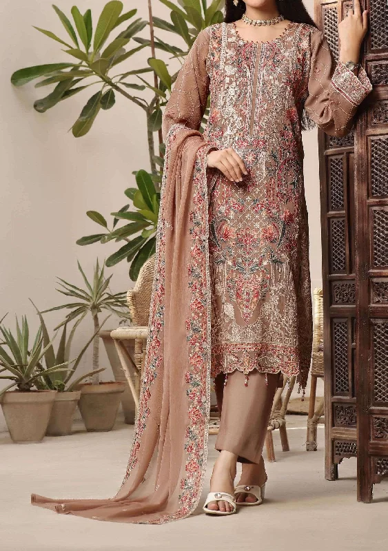 Bin Hameed Sifra Luxury Embroidered Chiffon Dress