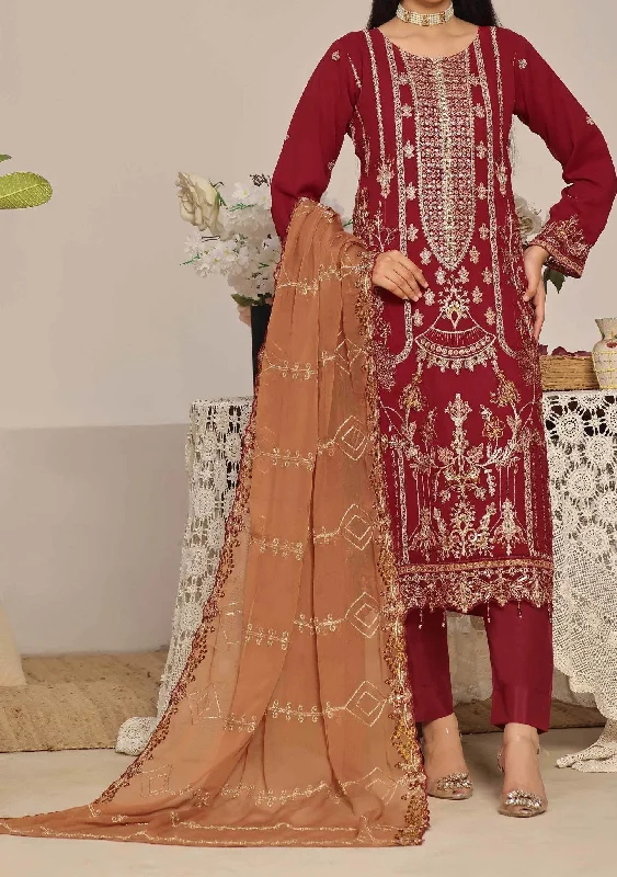 Bin Hameed Sifra Luxury Embroidered Chiffon Dress