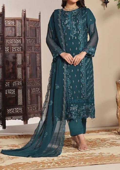Bin Hameed Ziva Luxury Embroidered Chiffon Dress