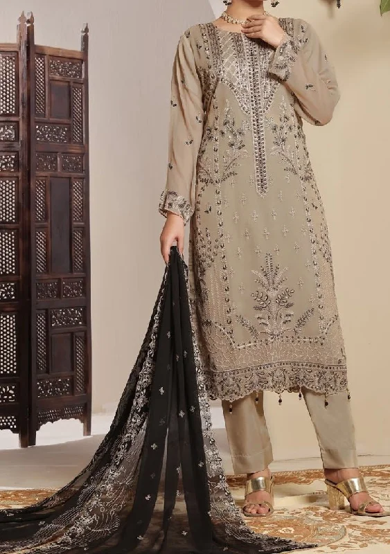 Bin Hameed Ziva Luxury Embroidered Chiffon Dress