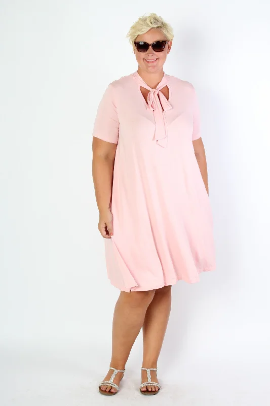 Bubblegum Bow Tie Dress