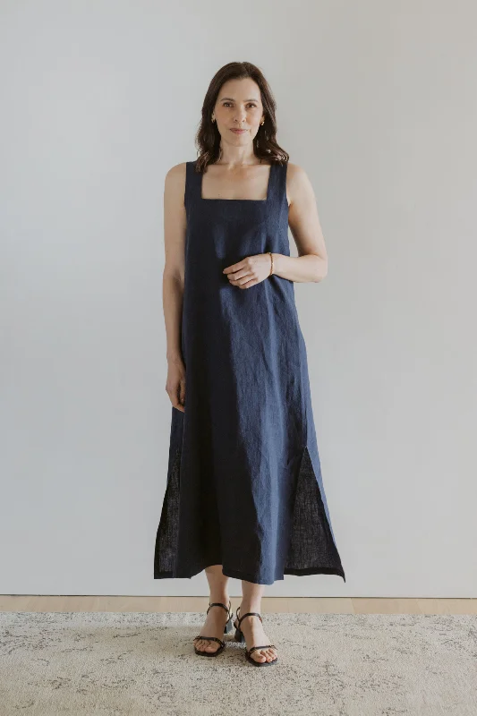 Cabana Dress - Navy
