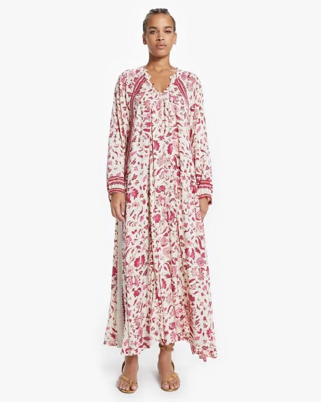 "Fiore" Wildflower Rose Print Dress