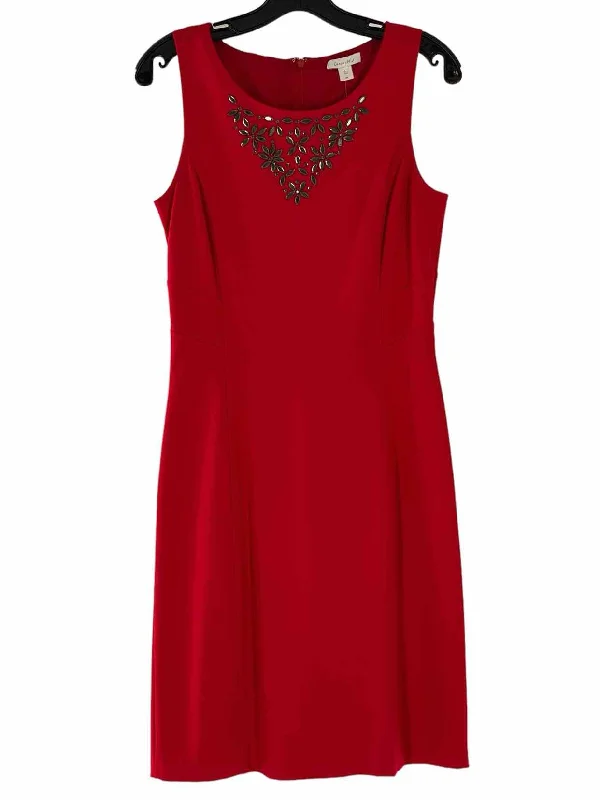Garnet Hill Size 6 Red Dress