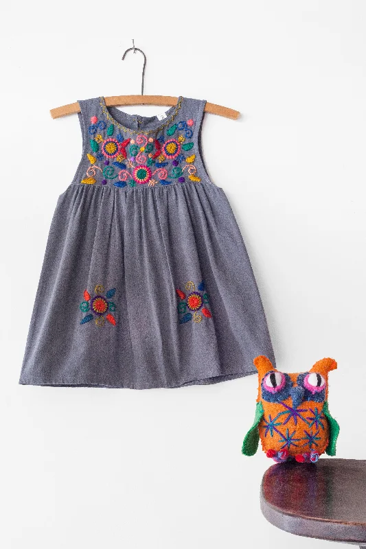 Jardinita Dress - Grey