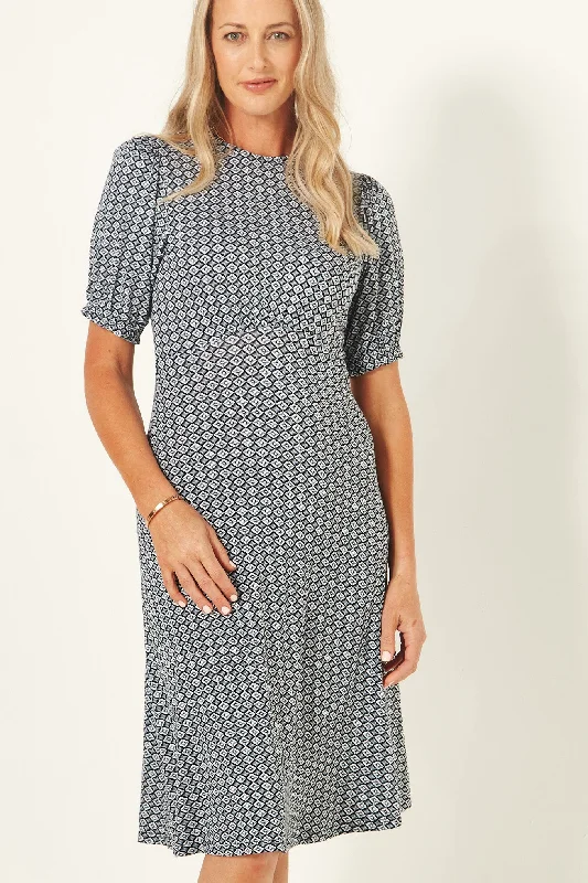 Lemon Tree Carolina Dress- Geometric Print