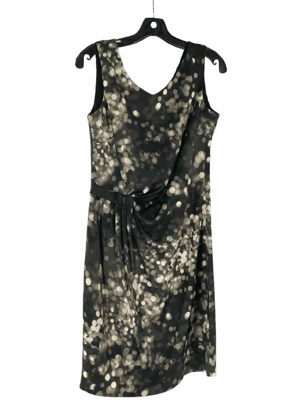 Marc New York Size 4 Black White Print Dress