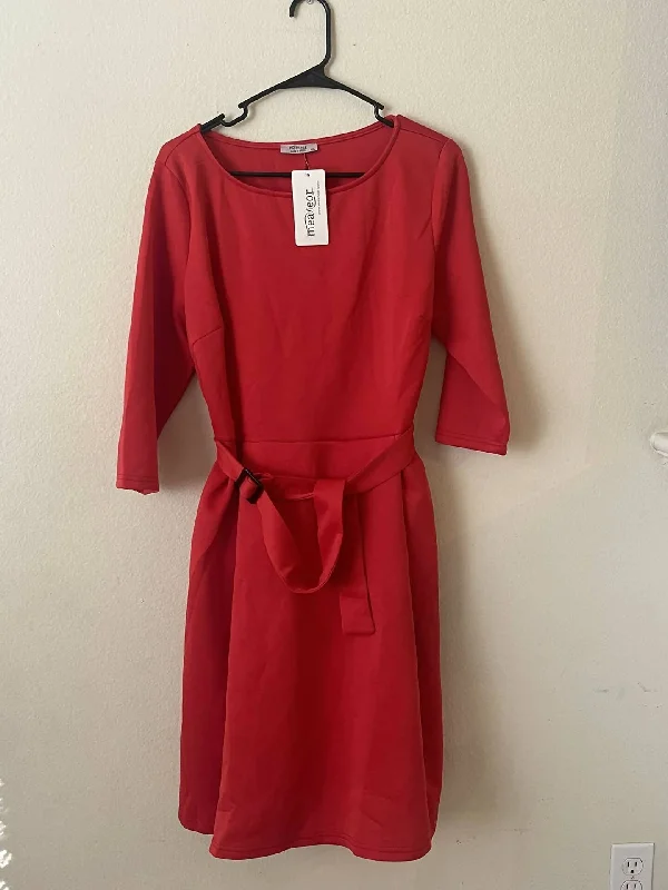 Meaneor Red Dress Size