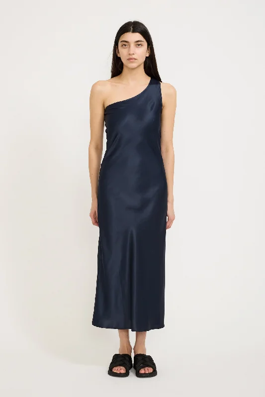 One Strap Dydine Dress Blue Black