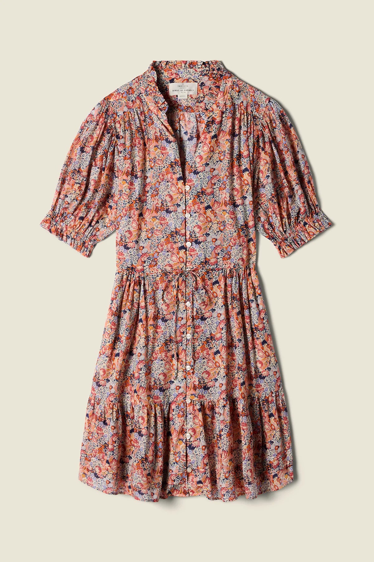 Phoebe Dress in Vino Daisies