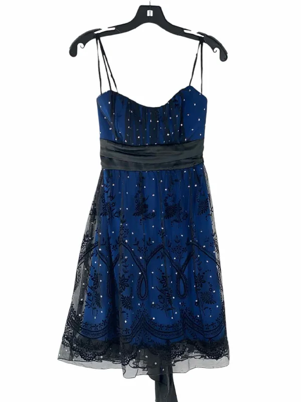 Ruby Rox Size M Blue Black Dress