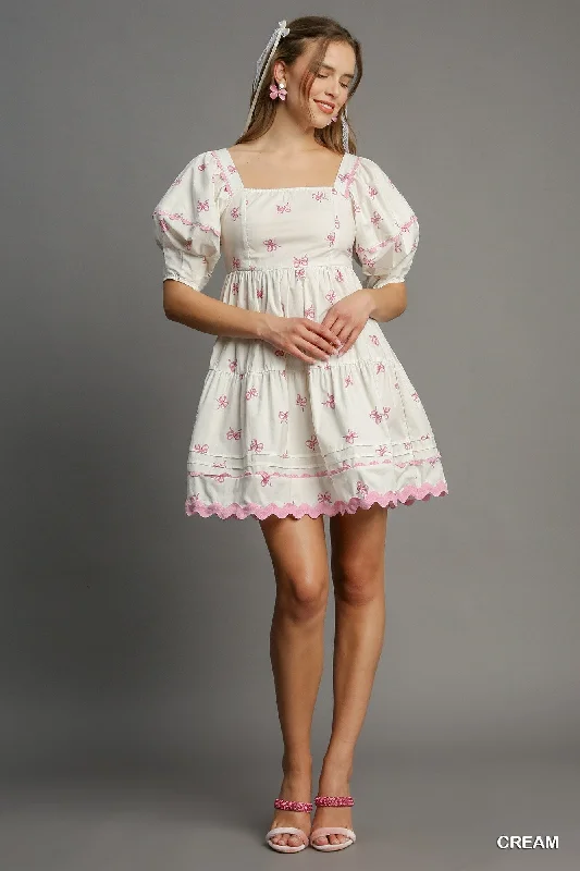 Take Me To Tea Pink Bows Dress