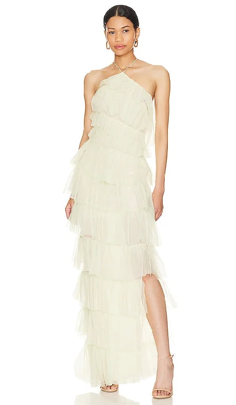 The Bar Henri Gown in Yellow