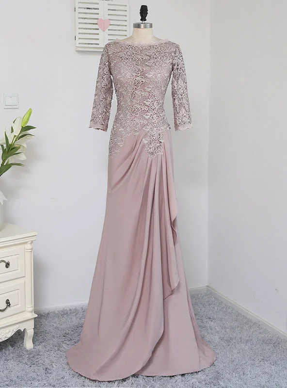 A-line 3/4 Sleeves Chiffon Lace Wedding Party Dress Mother Dresses Tunics Cozy comfortable A-line 3/4 Sleeves Chiffon Lace Wedding Party Dress Mother Dresses Tunics Cozy comfortable
