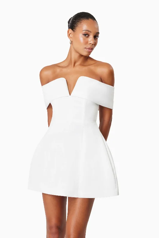 ALICE PARTY DRESS WHITE Tunics Travel practical