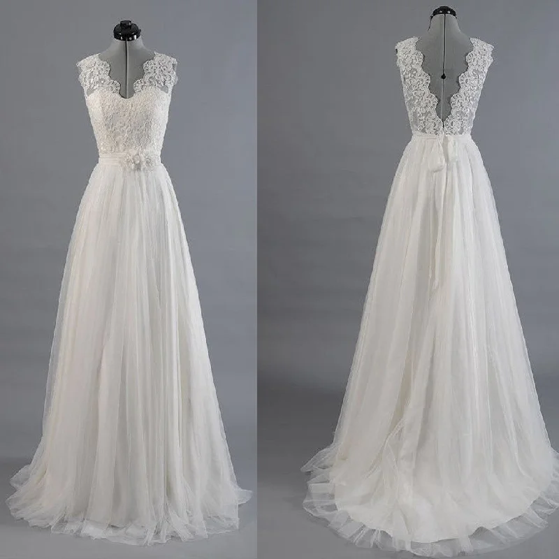 Best Sale Vantage V-Back Lace Top Simple Design Wedding Party Dresses, WD0036 Tunics Sale discount Best Sale Vantage V-Back Lace Top Simple Design Wedding Party Dresses, WD0036 Tunics Sale discount