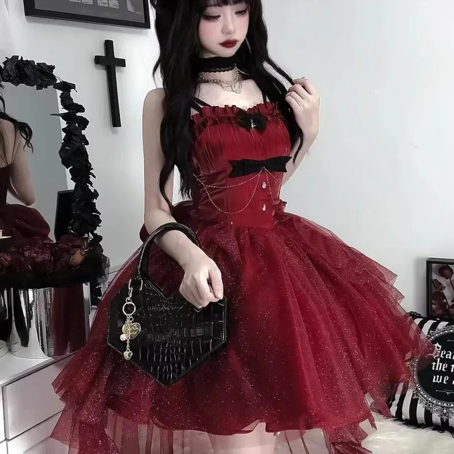 Red Dress Set