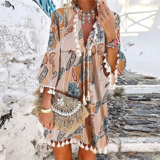 Brown Print
