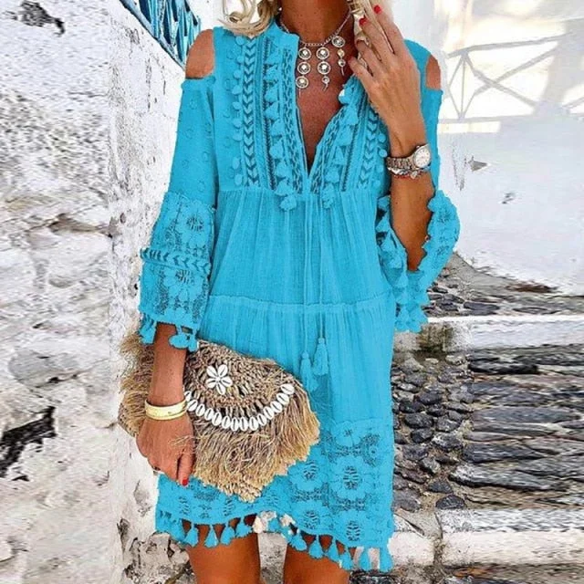 Lace Lake Blue