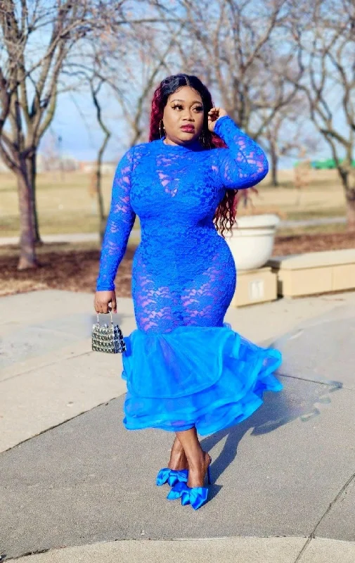 Lace Bodycon Evening Gown Tunics Business professional